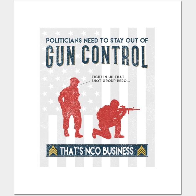 NCO Gun Control Wall Art by PDan